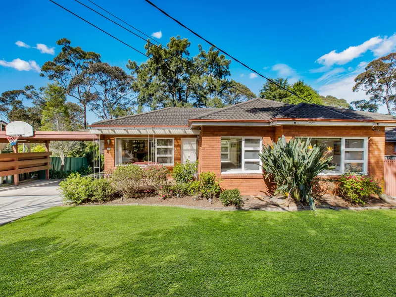 Charming sun-kissed home in family enclave opposite park