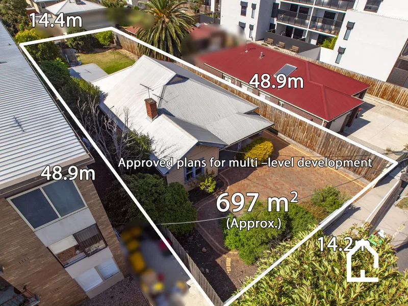 Approved plans for multi-level development