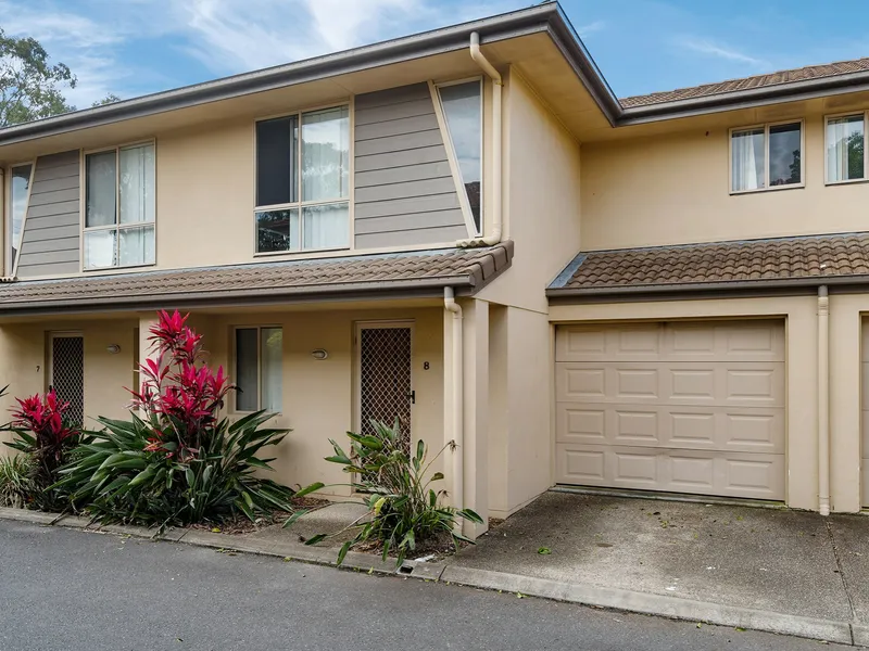 Secure complex with everything across the road