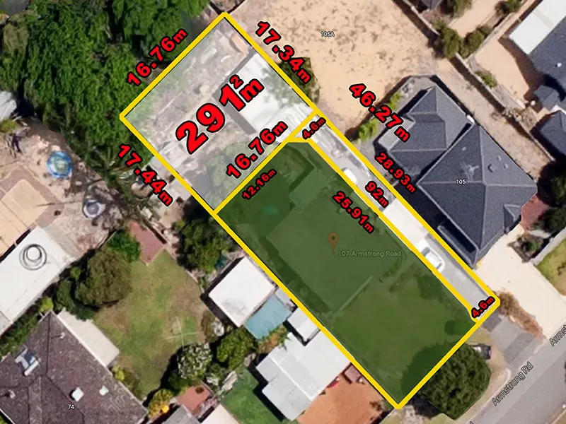 PREMIUM 291SQM SURVEY STRATA BLOCK!! ULTRA CONVENIENT LOCATION CLOSE TO WILSON PRIMARY SCHOOL, TRANQUIL PARK, AND EVERYDAY AMENITIES!!