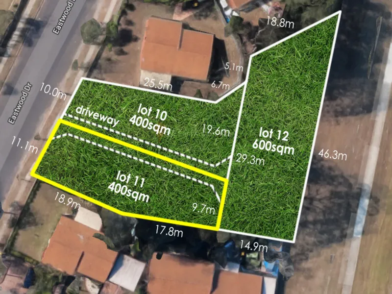 Rare 400sqm block in Mansfield