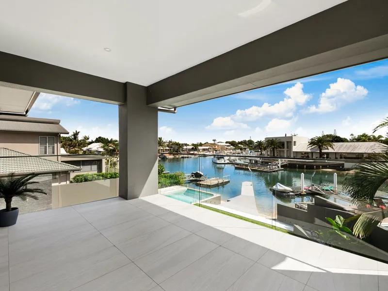 STUNNING NEWLY BUILT HOME WITH PERFECT NORTHERN ASPECT AND DEEP WATER ACCESS!