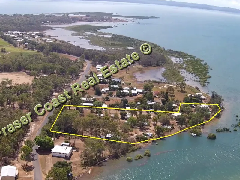 4.9 acres with over 150m of Absolute Waterfront