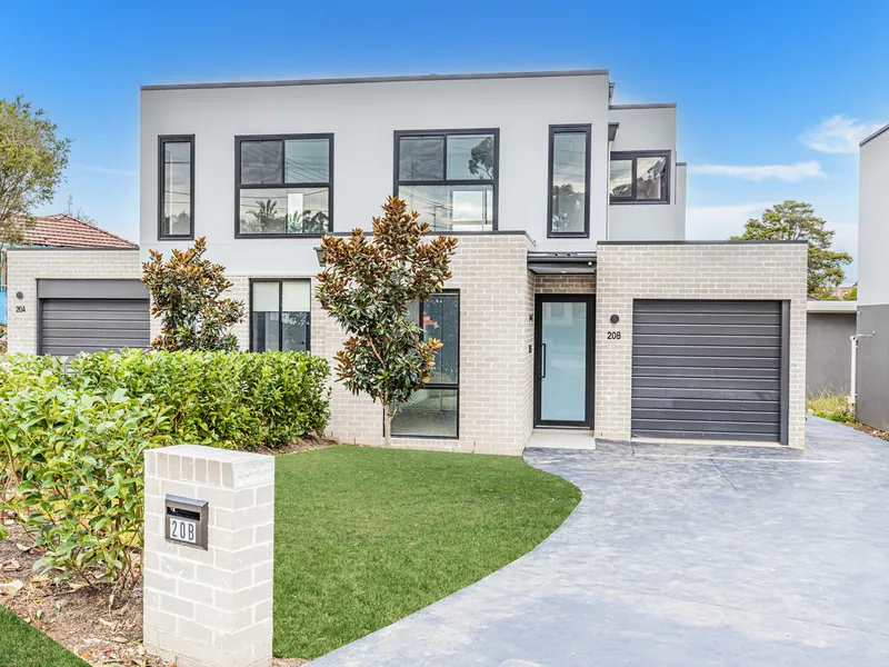 Stunning Brand New Contemporary, Energy Efficient Duplex Close To Transport