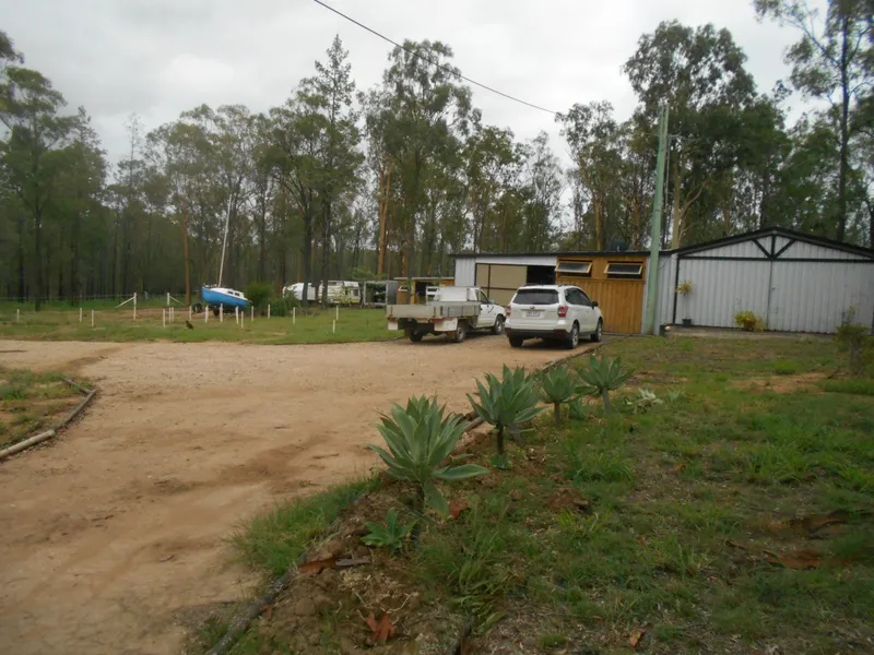 Land 12acres, Liveable 2 bed Shed, Rural. All services