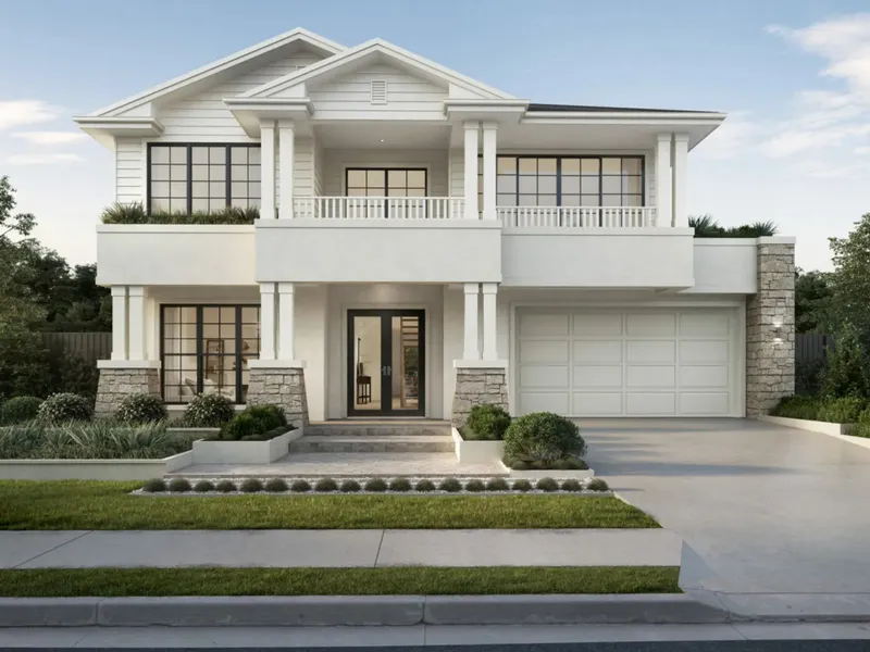 Spacious and filled with light- this Bold Living design! A stunning double storey house and land package at Samford Valley.