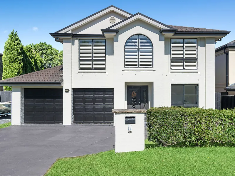 Stylish family living in peaceful, contemporary home