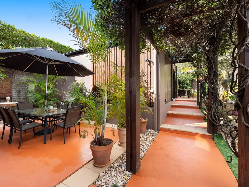 Hidden sanctuary of space, style and privacy