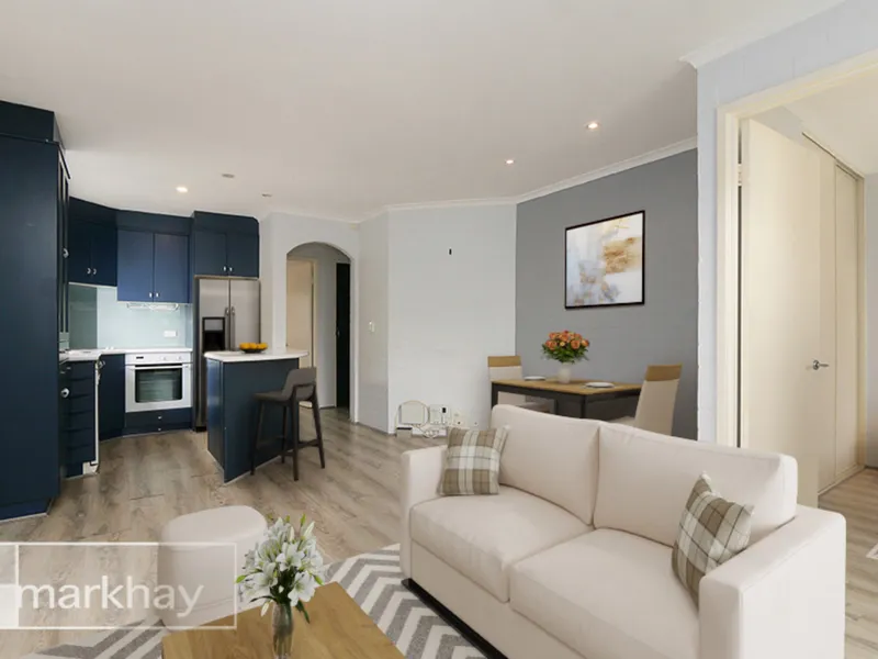 Top floor private rear apartment!