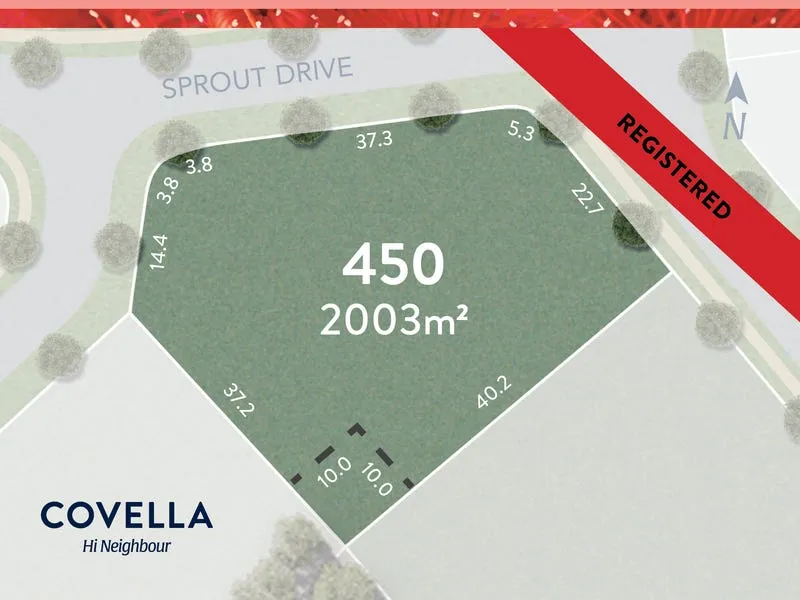 Live large at Covella with registered land ready to build on NOW!