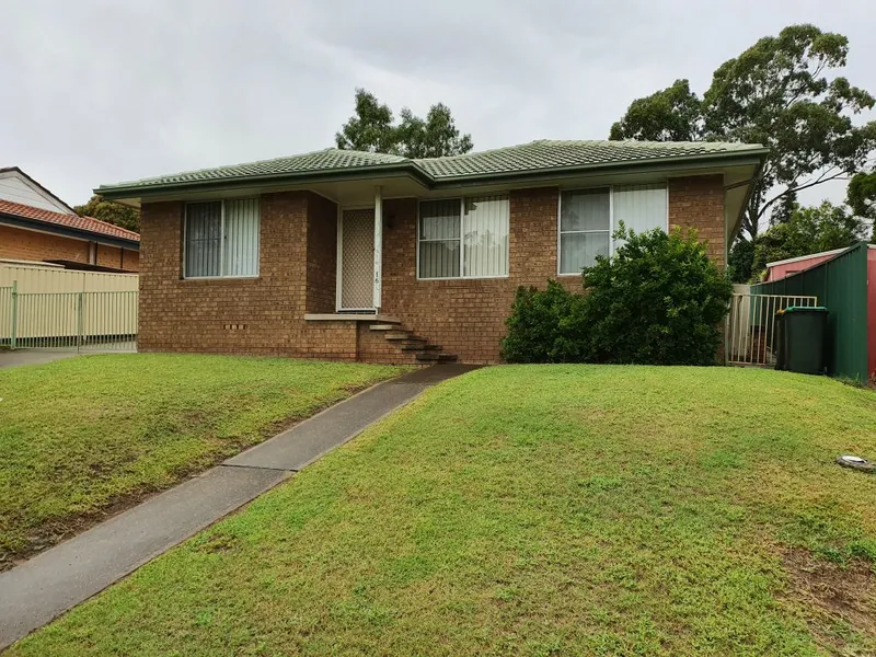 A NEAT WELL PRESENTED THREE (3X) B/r HOME IN A QUIET CUL-DE-SAC WITH A DOUBLE GARAGE SHED.