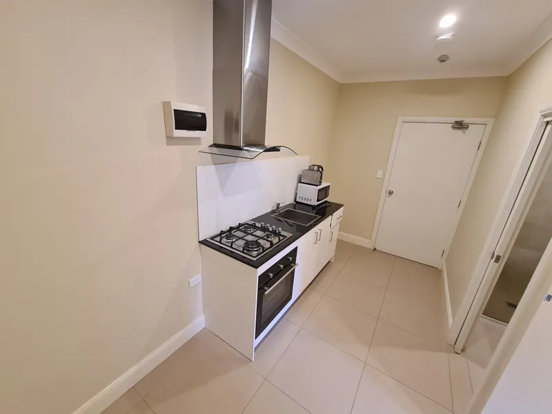 Self contained studio with court yard!