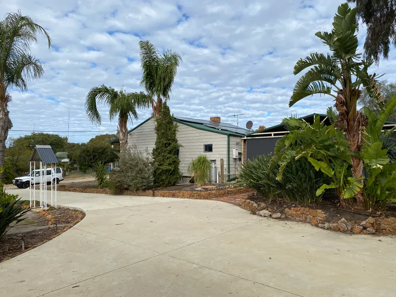 You want sheds and the biggest patio ever??