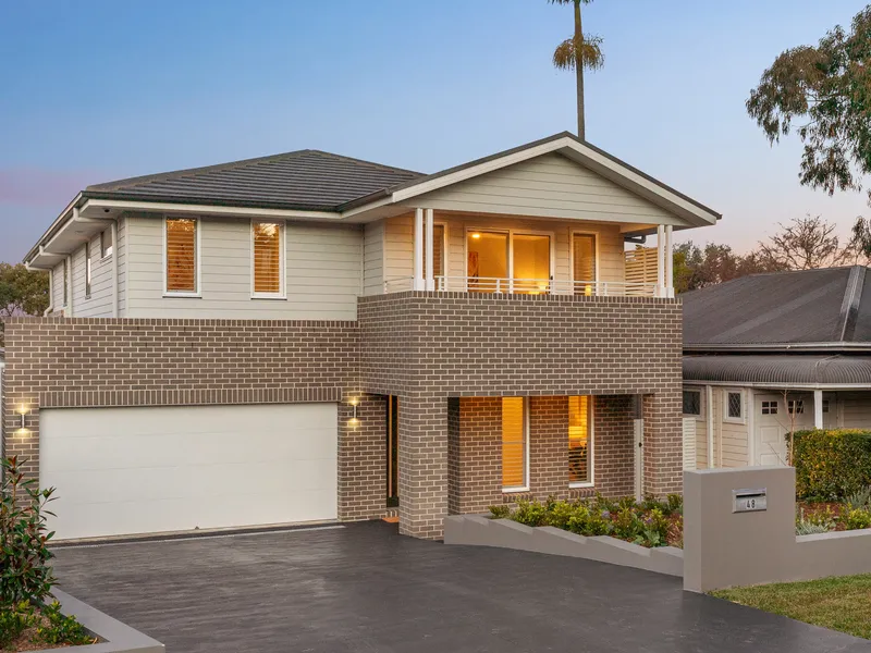 Contemporary and spacious family haven.