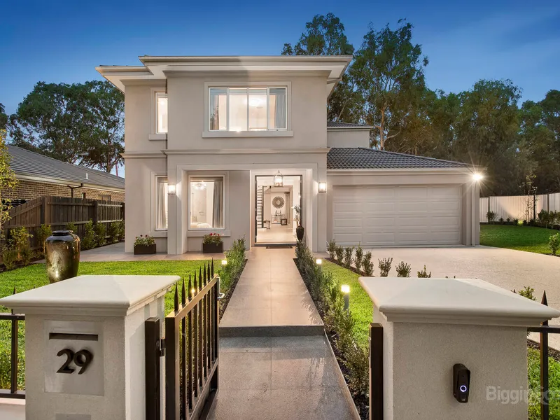 Opulent family living amid peaceful parklands and convenience.