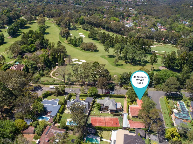 Comfort and potential opposite Killara Golf Course