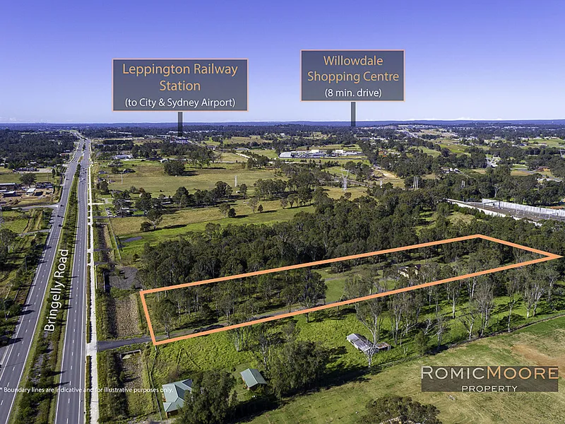 Approx. 4.68 Acres - Desired High Exposure Location - Substantial Double Brick Home 