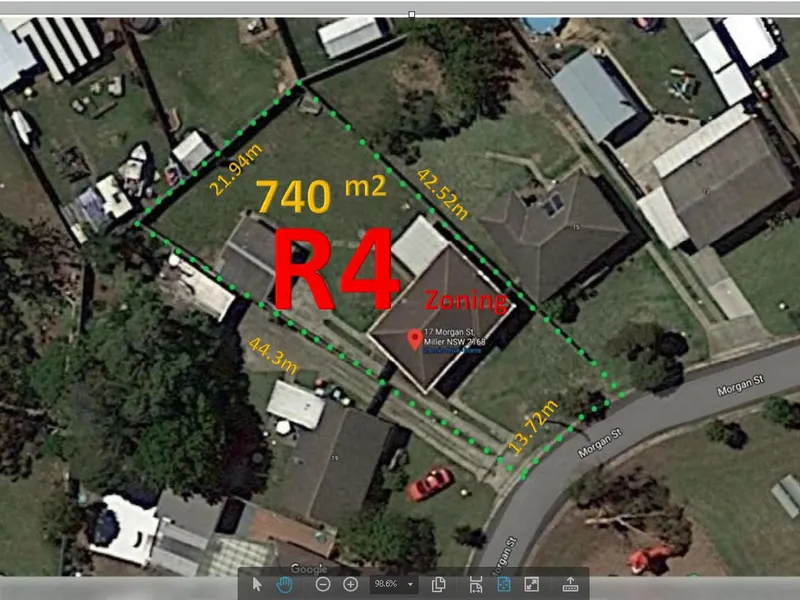 17 Morgan Street Miller 2168,  R4 Zoning, 740SQM Land, Close to Everyting
