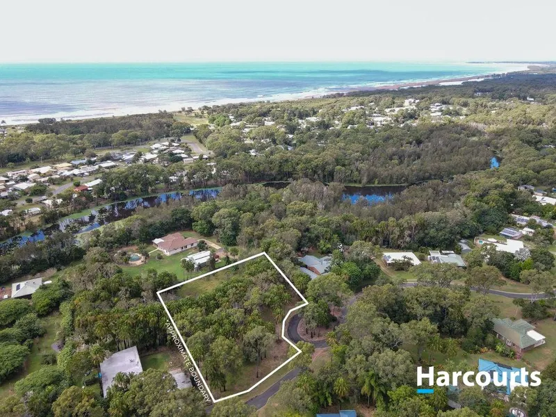 Beautiful 1 Acre Block walking distance to the Beach