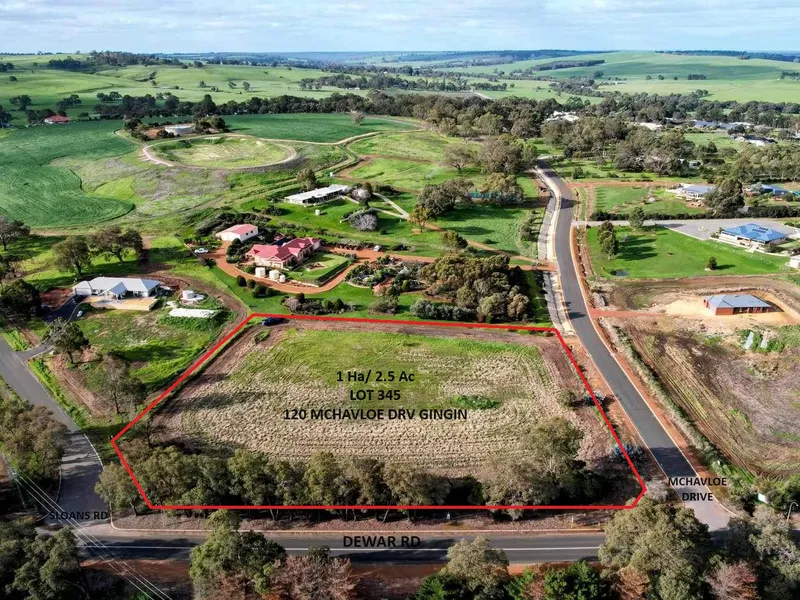 Prime 2.49 acres with picturesque views in the Marchmont Estate Gingin!