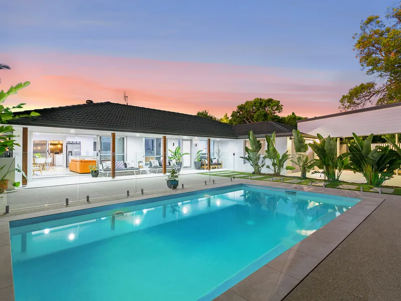 Paradise lies within this private family haven