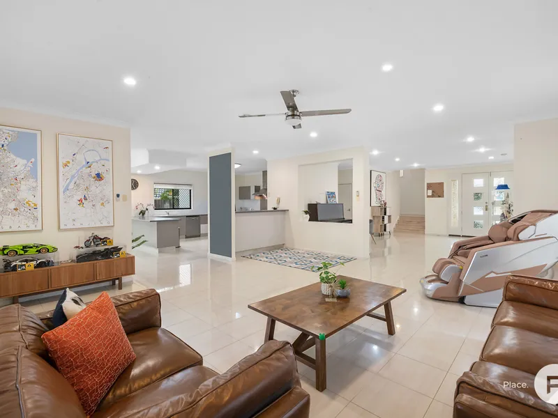 Expansive designer family home in a prestigious locale