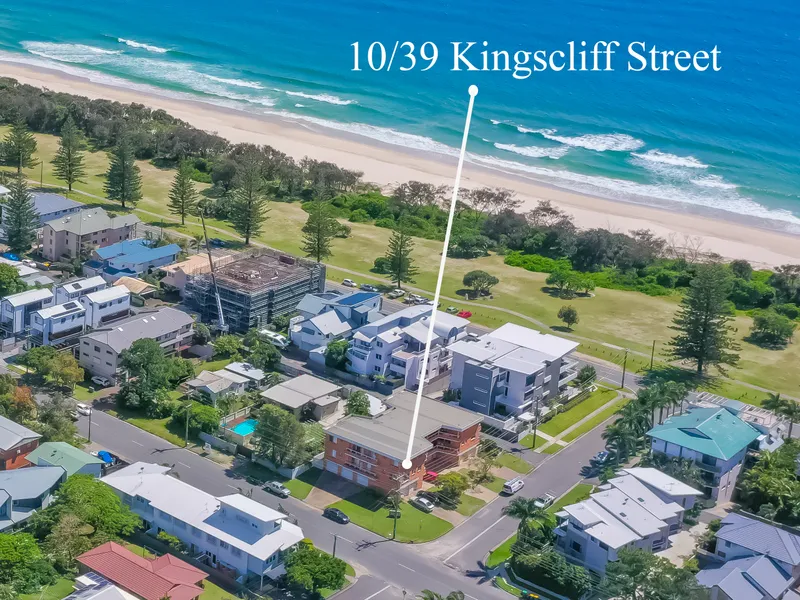 Kingscliff Top Floor apartment for lease