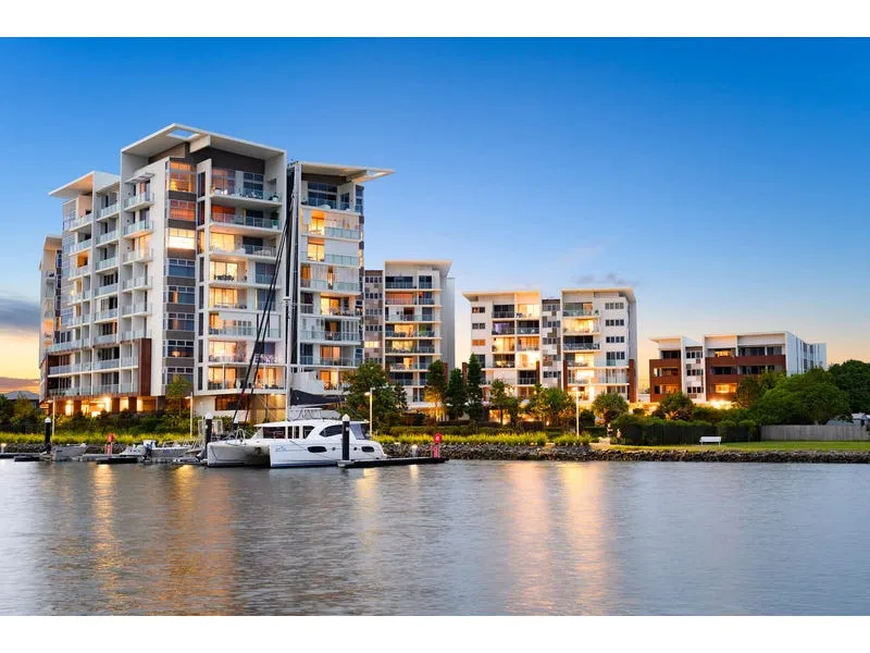 Generous 2 bed plus study with 2 bathrooms and 2 car spaces