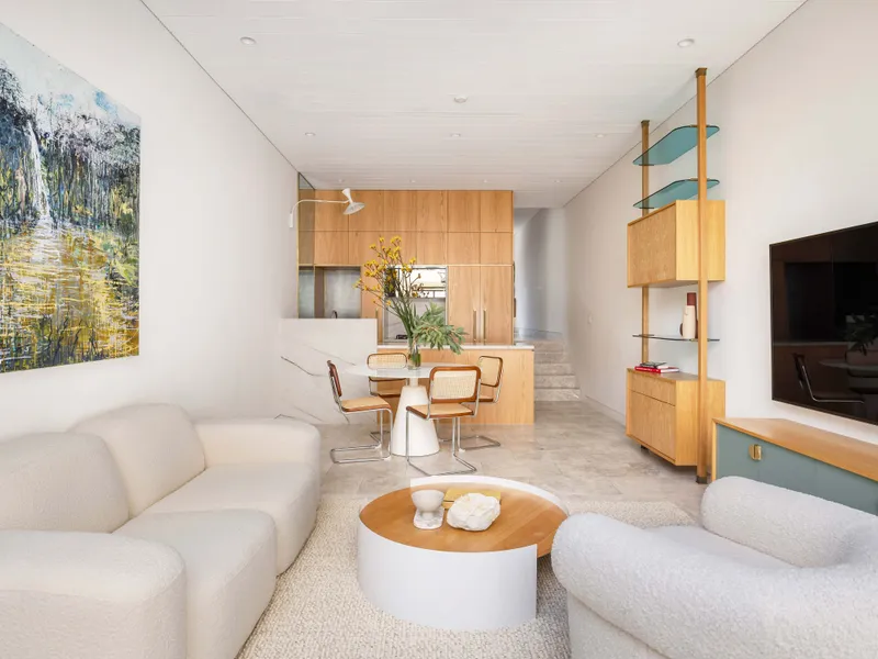 Immaculate courtyard terrace with luxe renovations