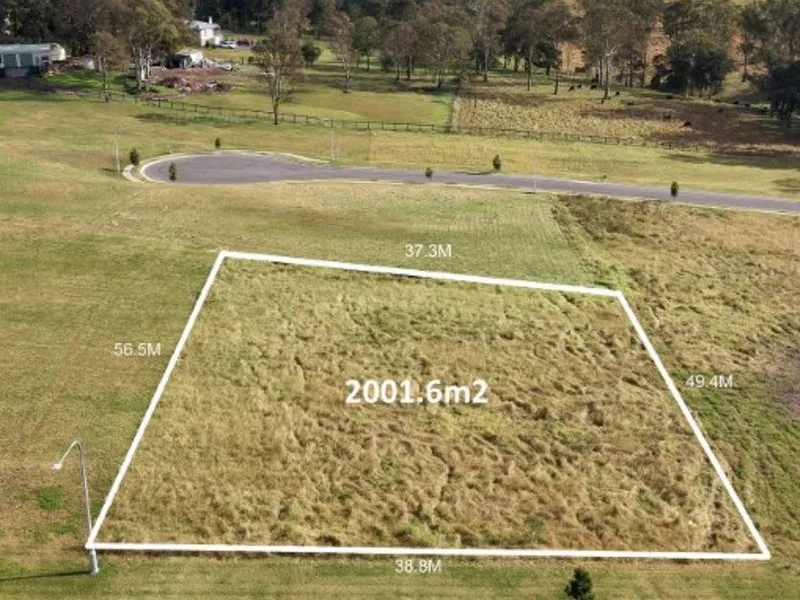 LARGE VACANT BLOCK - 1/2 ACRE