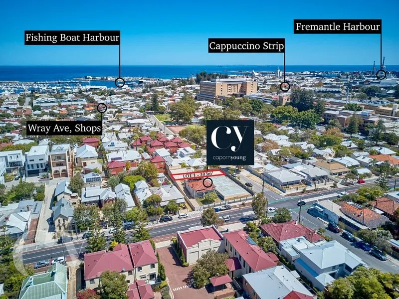 Act quickly to secure this last remaining lot in central Fremantle.
