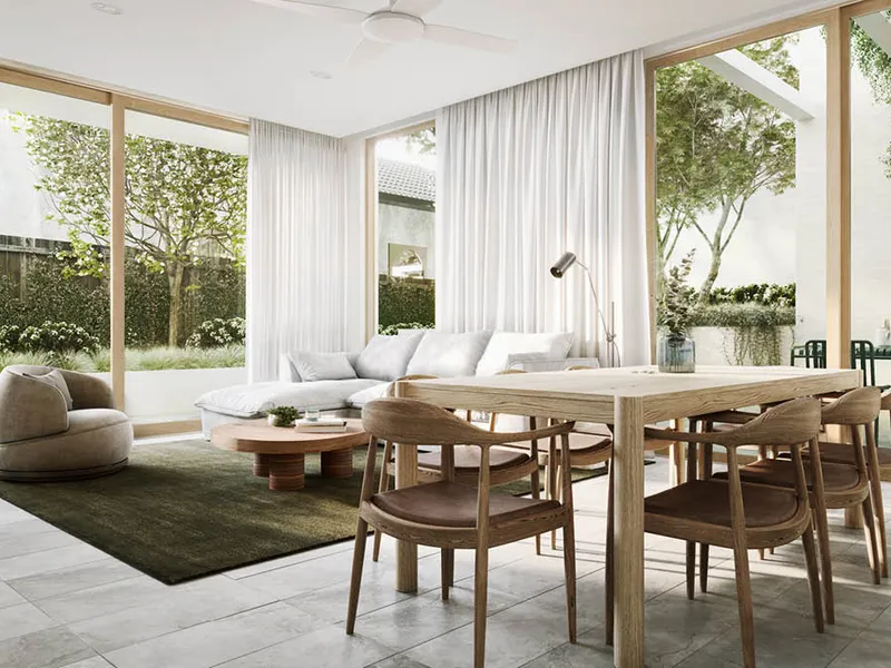 North Facing 3 bedroom 2 living zones townhome