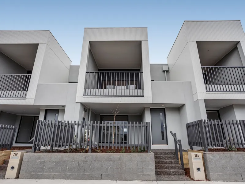 Brand New Construction - 3 Bedroom Townhouse with open plan living, balcony and courtyard.