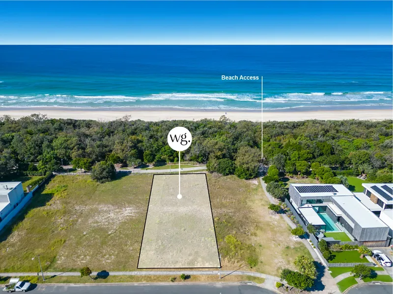 ABSOLUTE BEACHFRONT LAND ON PRESTIGEOUS CYLINDERS DRIVE