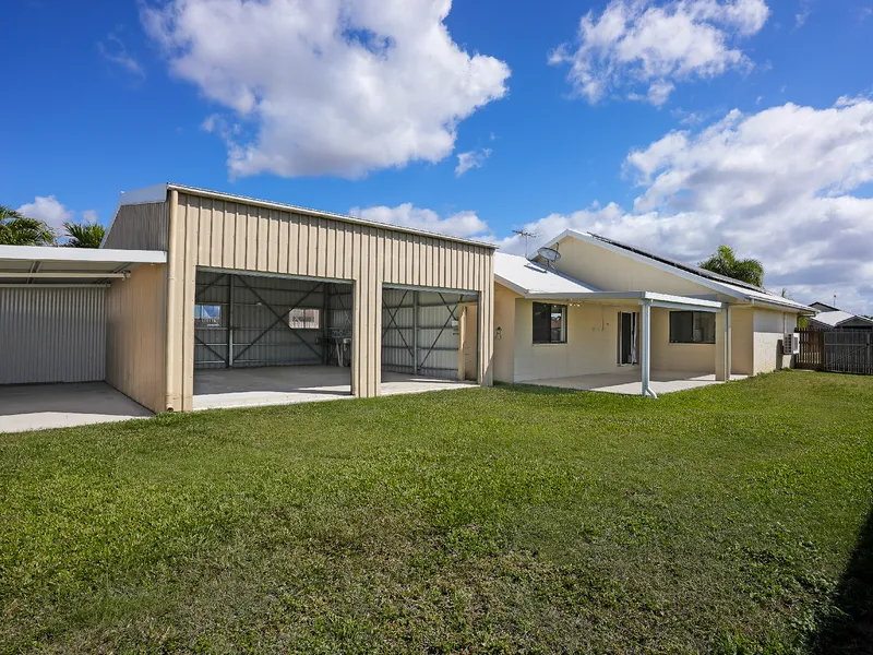 Family home with massive double shed and solar power 