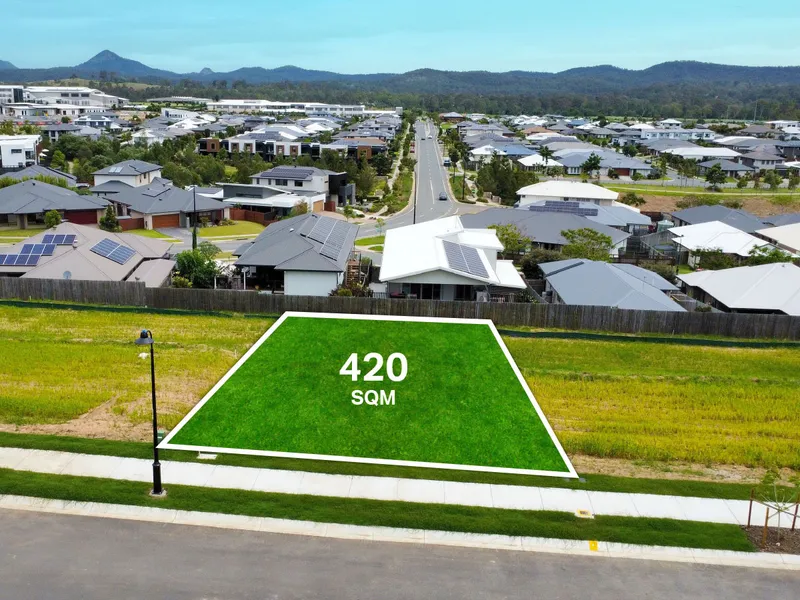 420m2 lot with Mountain views and 14m frontage