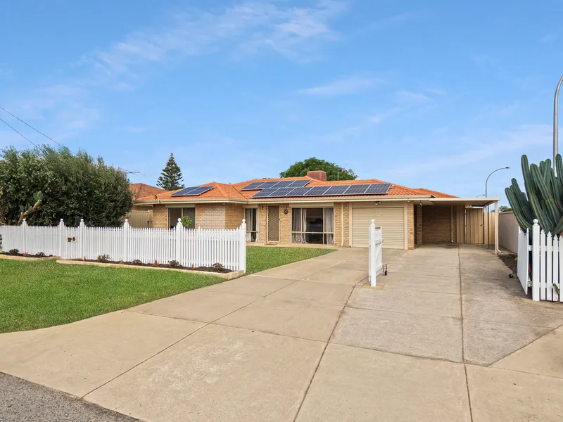 Beautiful family home with the white picket fence