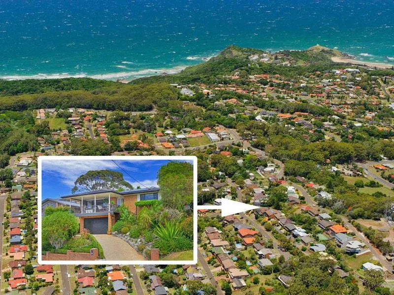 Elevated home with gorgeous ocean views
