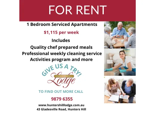 Long & Short term rentals available - a perfect way to trial Hunters Hill Lodge
