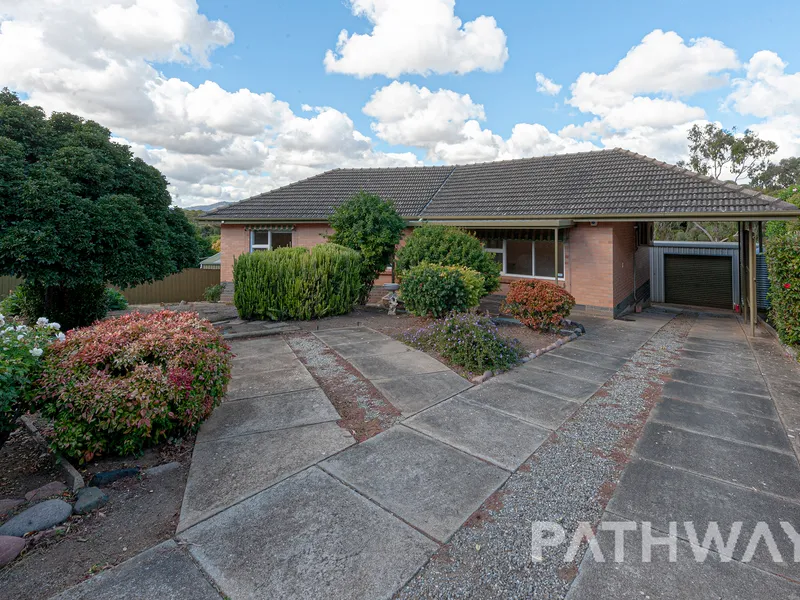Views over parklands and to Adelaide Hills!!