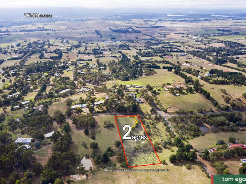 Secure the perfect getaway on two acres.