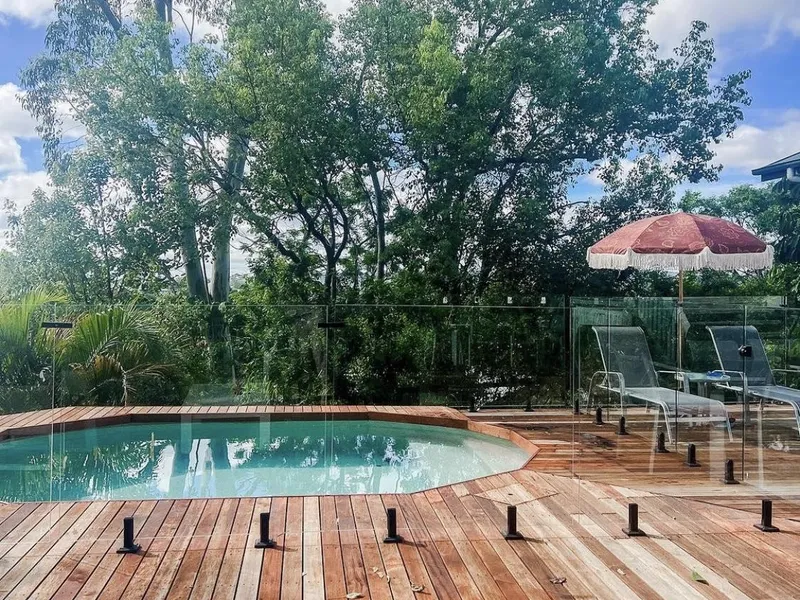 Centrally located family home with views and a pool!