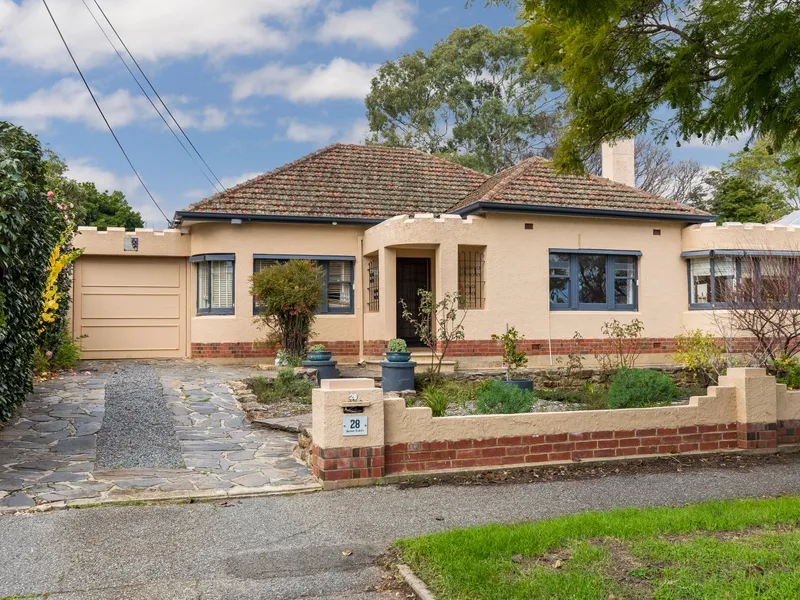 Located in a Beautiful Tree Lined Street, this Art Deco Home Has Stood the Test of Time.