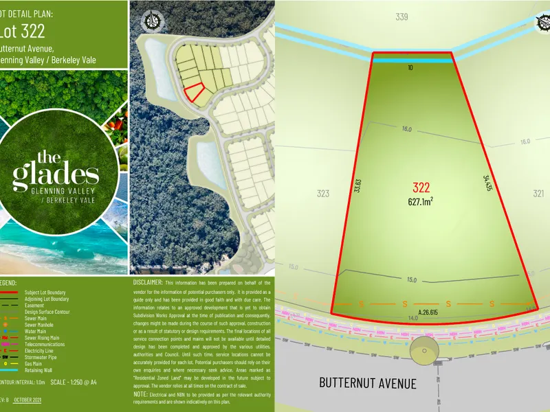 The Glades Estate. 627sqm with a Wide 26.6sqm Frontage. Final Opportunity.