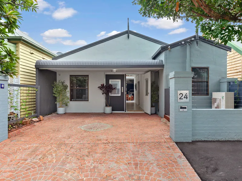 Architecturally renovated with luxe warehouse style