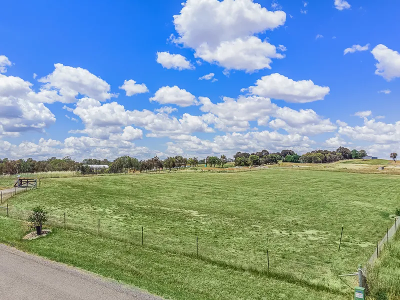 Outstanding Elevated 6506m2 Rural Residential Lot Stage 1 in The Fields - Ready to Build on Now