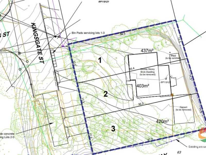 Your choice of 3 charming blocks to build your dream home.