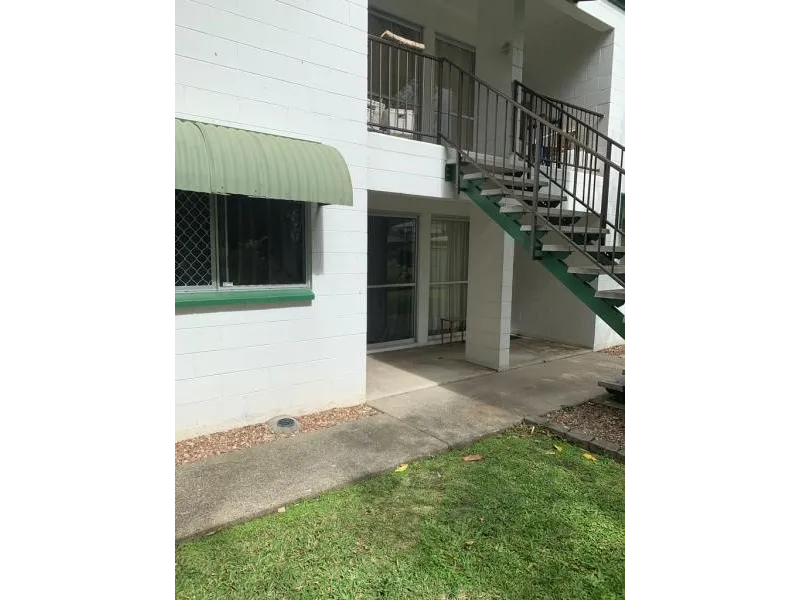 FURNISHED - Ground floor 1 bedroom unit with allocated parking