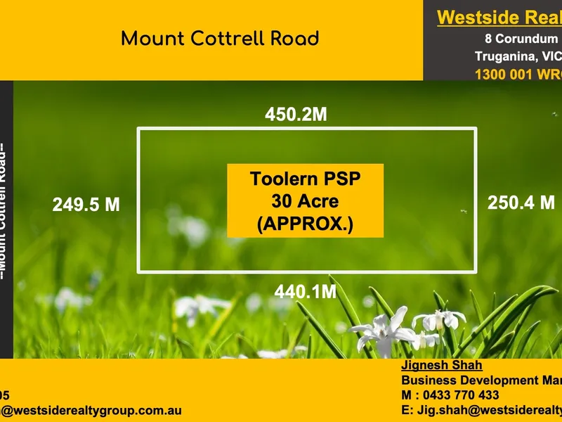 GREAT land parcel in Toolern PSP
