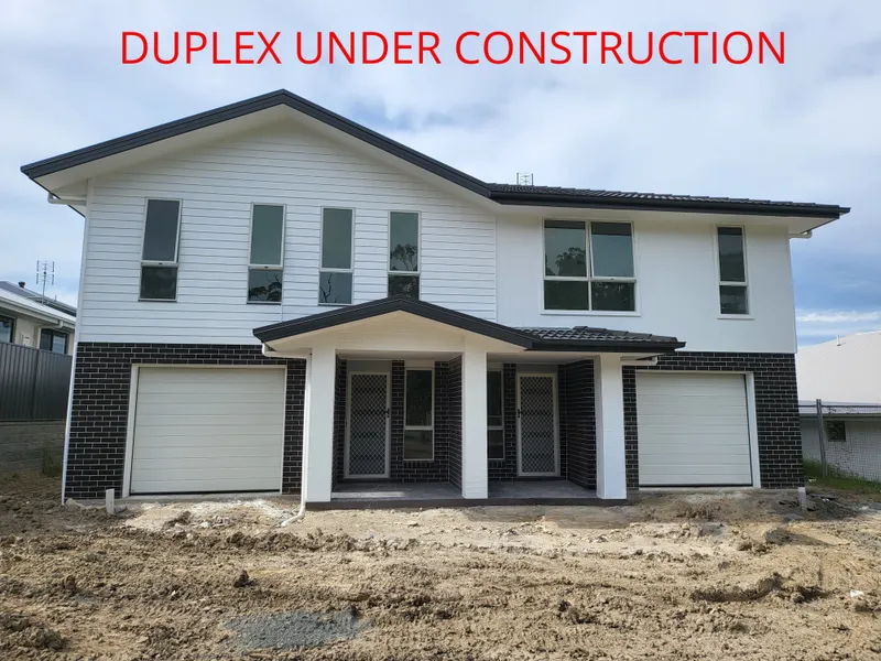 Duplex Under Construction with only weeks away from completion!